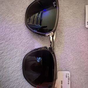 Ray-Ban Black and Silver Sunglasses